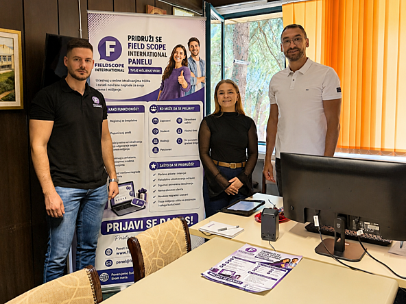 Members of field scope international team launch university partnerships in Serbia